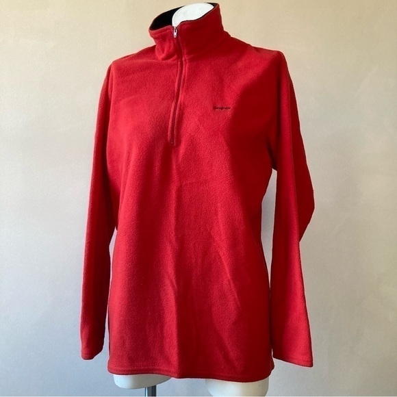 Patagonia | Vintage Capilene Fuzzy Flannel Half Zip Pullover Sweatshirt - Picture 1 of 7